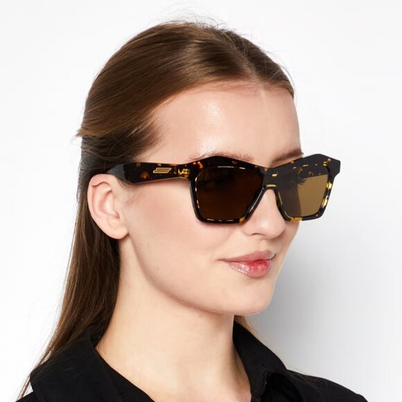 Bottega Veneta Women Sunglasses Havana Brown Shield BV1093S 002 BRAND NEW Bottega Veneta Women Sunglasses Havana Brown Shield BV1093S  main image 3